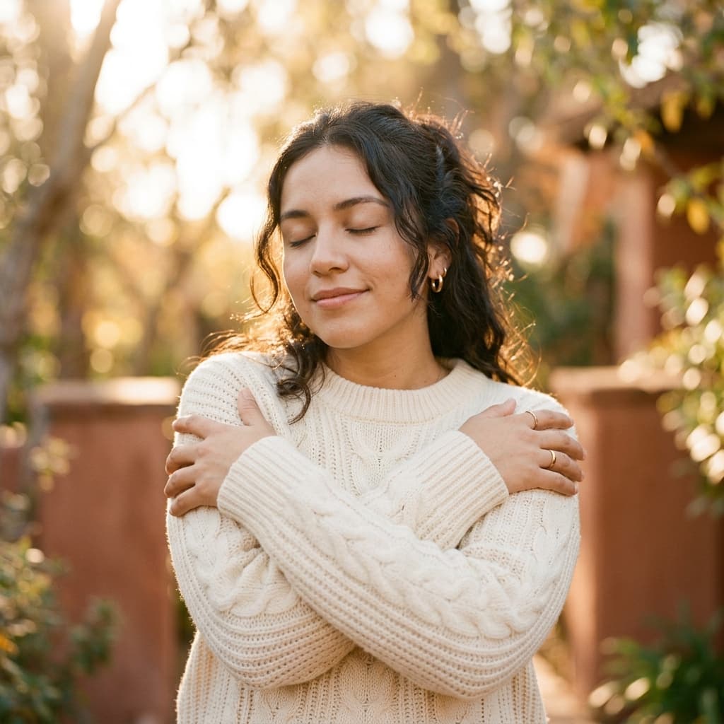 Mujer reflexionando sobre apego y regulación emocional en relaciones adultas