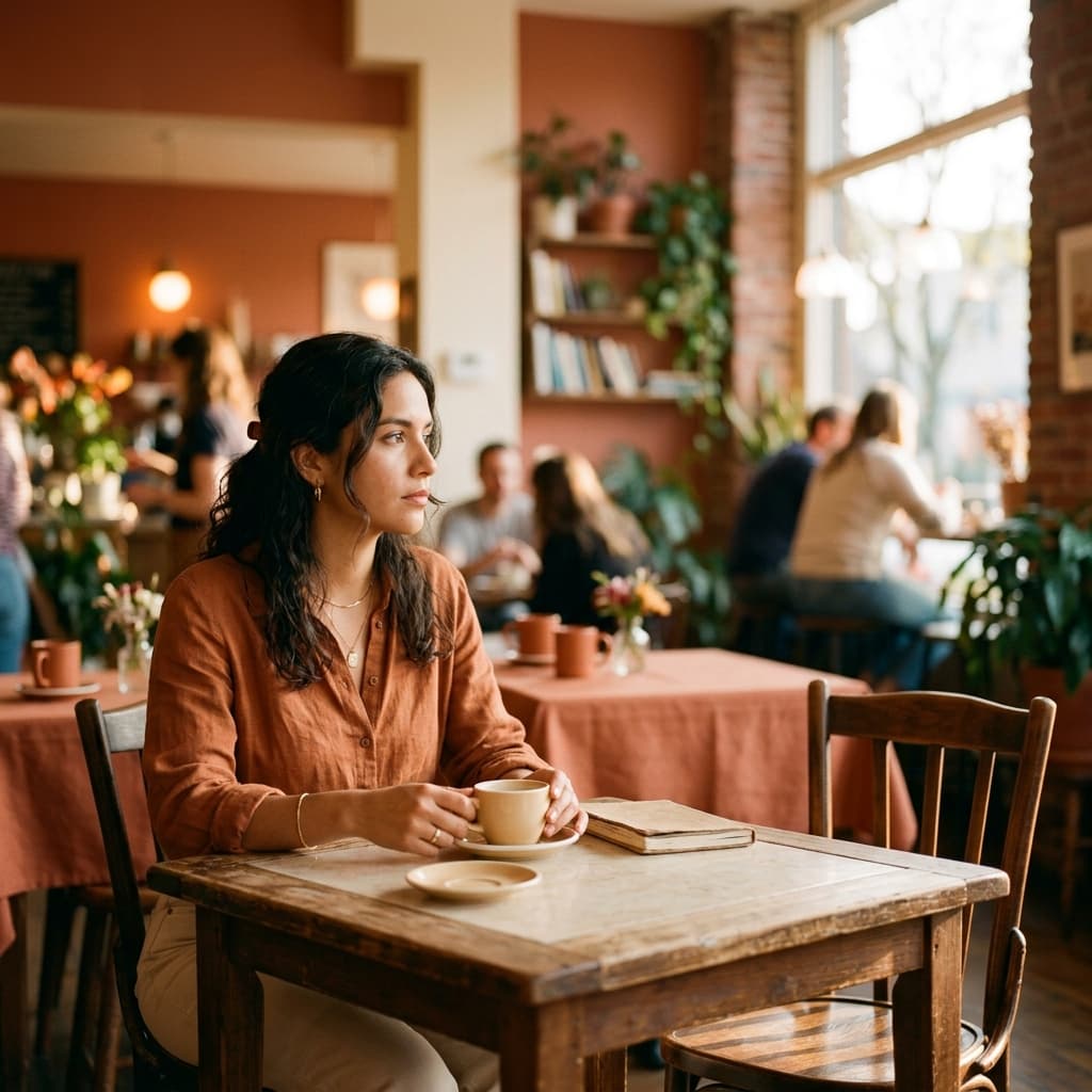 Mujer reflexionando sobre decisiones y dependencia emocional